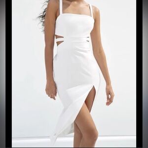 Zara limited edition cut out midi dress